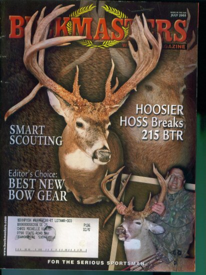 BuckMasters Whitetail Magazine July 2005 Gently Read Copy Back Issue