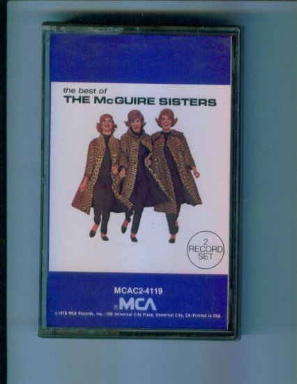 The Best of The McGuire Sisters Music Cassette MCA Records