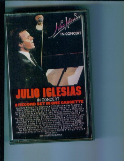 Julio Iglesias In Concert Music Cassette