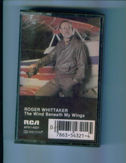 Roger Whittaker The Wind Beneath My Wings Music Cassette
