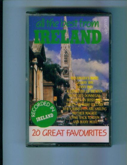 All The Best From Ireland 20 Great Favourites Favorites Music Cassette