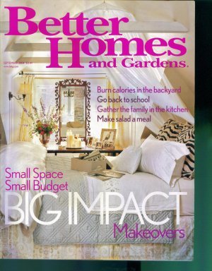 Better Homes and Gardens Magazine ~ September 2004 ~ Gently Read Copy Back Issue