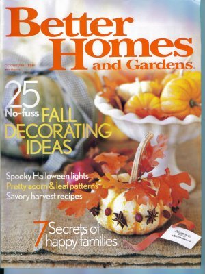 Better Homes and Gardens Magazine ~ October 2004 ~ Mint Copy Back Issue