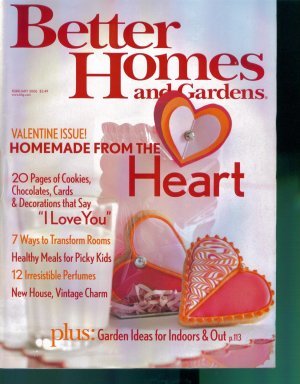 Better Homes and Gardens Magazine ~ February 2006 ~ Gently Read Copy Back Issue