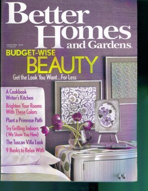 Better Homes and Gardens Magazine ~ March 2006 ~ Gently Read Copy Back Issue