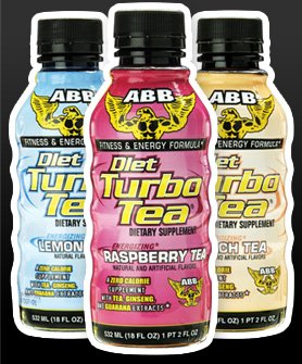 ABB Diet Turbo Tea 24pk 18oz- Available in 3 Flavors