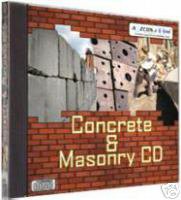 CONCRETE AND MASONRY CD