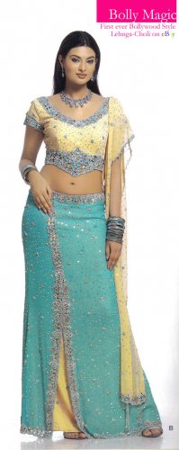 Lehnga Choli Bollywood Style BOLLYMAGIC Lehnga Choli