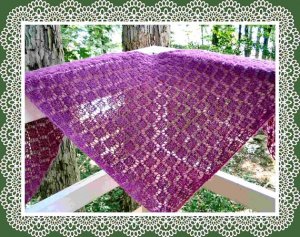 Knit Lace Shawl Pattern - My Patterns - Free Pattern Cross Stitch