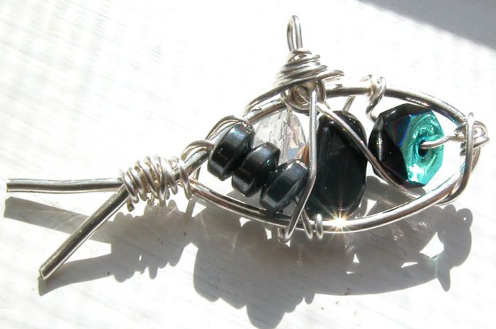 Wire-Wrapped Christian Fish