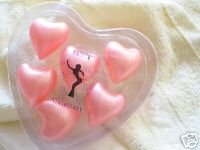 HOT Pink Heart Bath OIl Beads