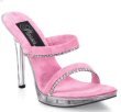 00512F-17-7: Vogue- Ankle Strap Sandled with Rhinestone Accents. Size-7