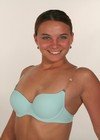 BC20001: 1 Dozen Body Candy Clear Strap Bras
