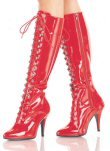 00540F-VANITY-2020: Vanity Knee High Lace Up Boots