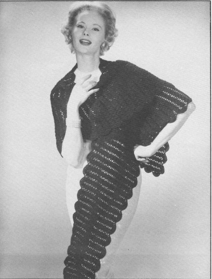 Vintage Crochet Shawl Pattern