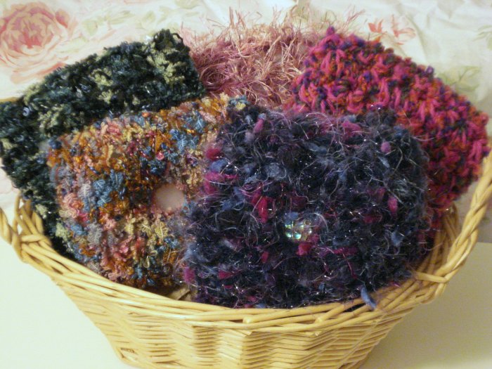 Knit Crochet Potpourri Holder