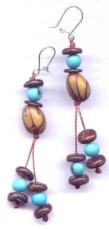 Organic Brazilian Earrings