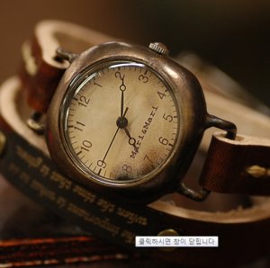 Birthday gift "NUBO SQURE " pure handmade watch