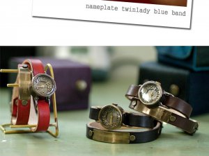 Korea fashion handmade art SteamPunk Watch TWINLADY nameplate wrist jewelry