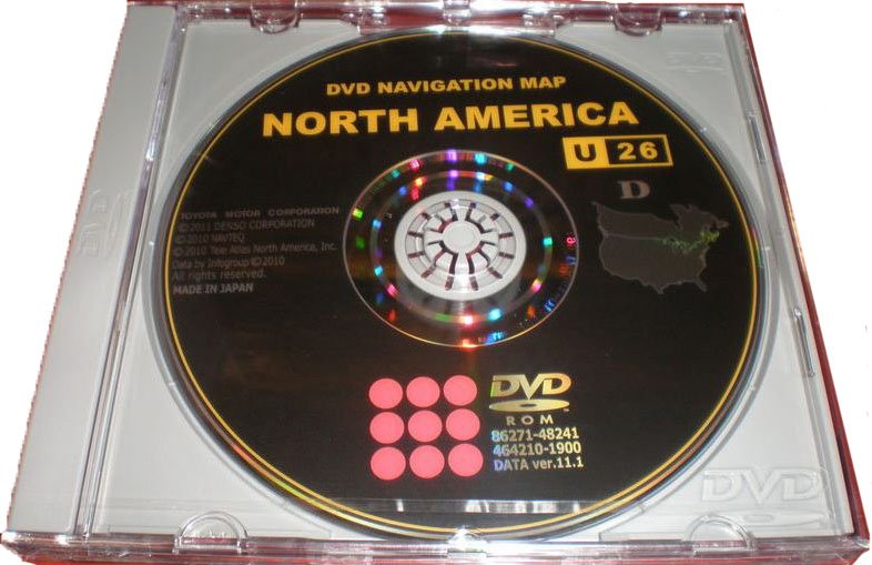 Toyota navigation dvd 11 1
