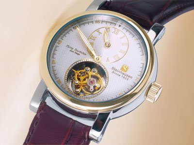 Steinhausen Tourbillon Mechanical Watch (Gold) # TW 521 G