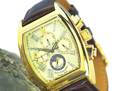 Steinhausen Ulrich Automatic Calendar Watch Gold # TW 393 G