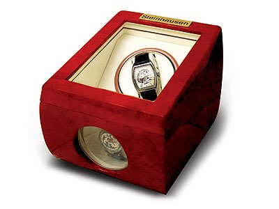 Steinhausen Single Watch Winder (Cherrywood) # TM 483 E