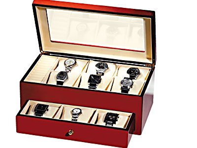 Cherrywood Watch Storage Case (Small) # TM308 E