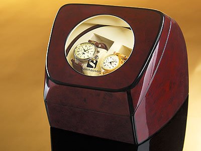 Steinhausen Compact Dual Watch Winder (Brown) # TM 515 DE