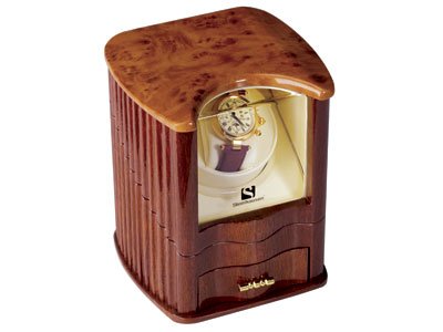 Steinhausen Watch Winder (Burl-wood Single) # TM 549 A1