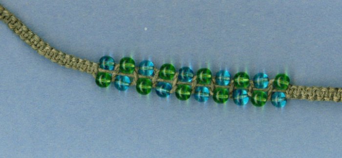 Blue and Green bracelet