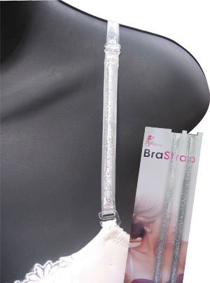 Bra Oil Straps-Silver Glittering - BS2053