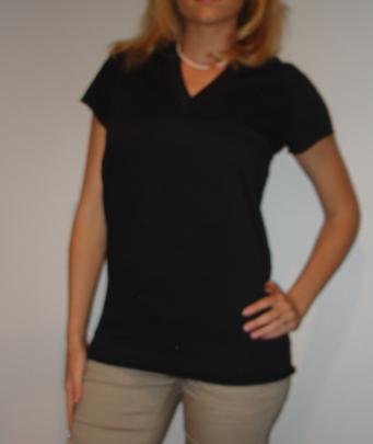NWT CHARLOTTE RUSSE black hoodie long tunic shirt (sz S)