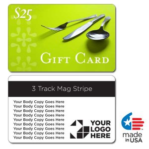 1000 Custom Plastic Gift Cards Printing - use your art!