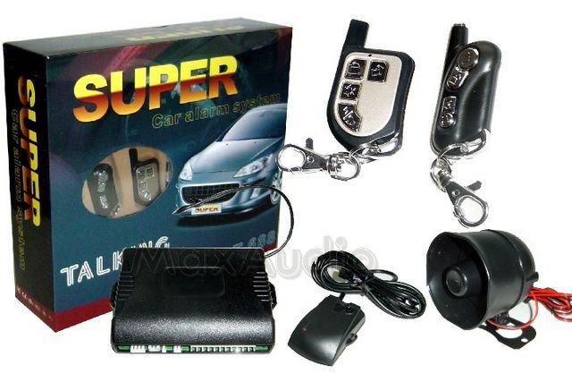 SUPER T-688 Voice Alert Talking Car Alarm System