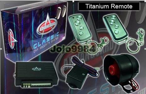 ADVANGUARD M11 TITANIUM SLIDEABLE REMOTE CAR SYSTEM
