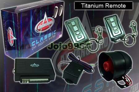 ADVANGUARD M25 TITANIUM REMOTE CAR ALARM SYSTEM