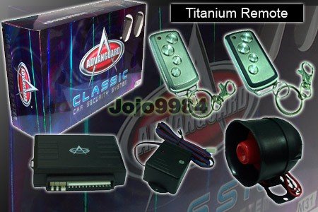 ADVANGUARD M19 TITANIUM REMOTE CAR ALARM