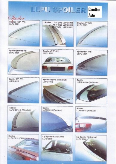 PU Trunk Spoiler