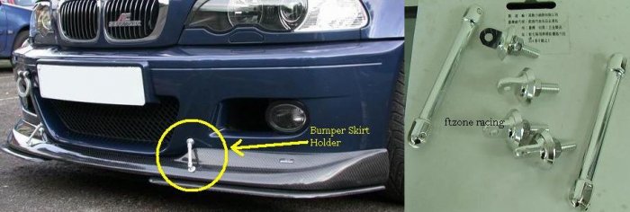 BMW - Look A Like Front Lips Support