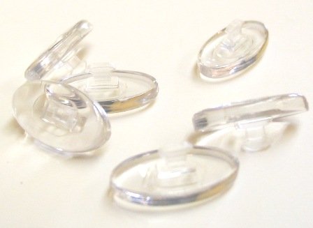13 mm Primadonna nose pads Silicone Oval 1 pair