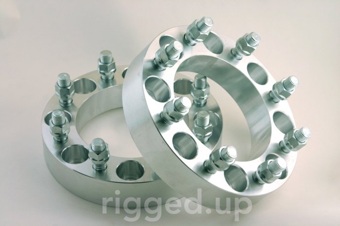 WHEEL SPACERS ADAPTERS 8 Lug Chevy HD GMC Truck 2"