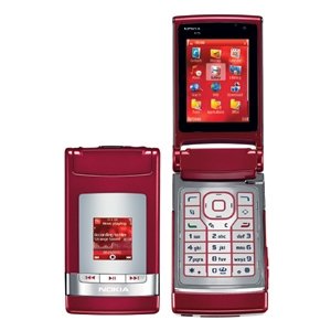 Nokia - N76 - Red Unlocked GSM Phone With Multimedia Player And 2-Mexapixel Camera