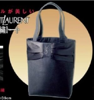 MB102 NEW AUTH YSL YVES SAINT LAURENT EMBROIDERED TOTE BAG JAPAN ...