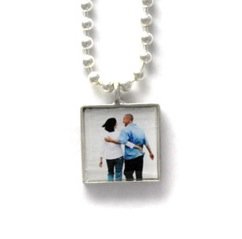 Square Charm Necklace