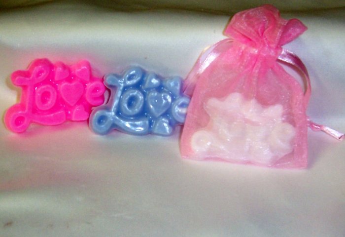 Soap Bridal Wedding Baby Shower Favors Love Script Soap Favors Free Ship