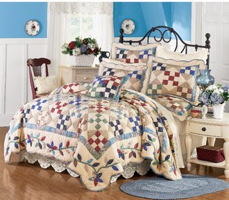 Mrs. Sadie Handmade Cotton Quilt Set with FREE* Shams King or Queen