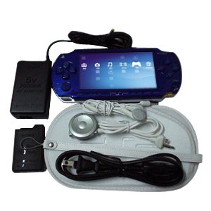 New Blue Sony PSP With 300 Games...Plus Accessories