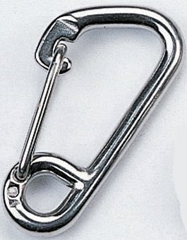 Stainless Steel Wiregate Mini Carabiner Snap Hook