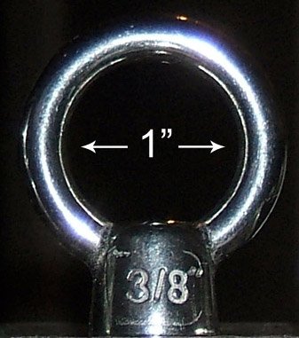 3/8" Bolt Hanger Stainless Steel 316 Climbing